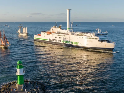Scandlines Hybrid Ferry Berlin on route Rostock-Gedser _copyright_Taslair – Mathias Tasler for Scandlines_V1